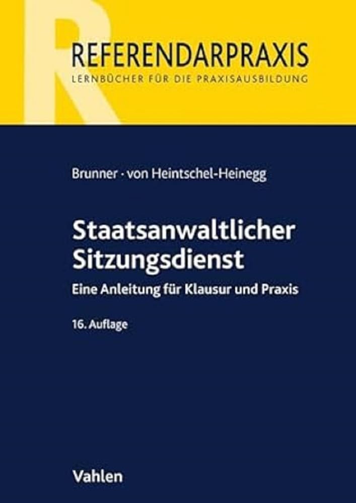 Staatsanwaltlicher Sitzungsdienst book