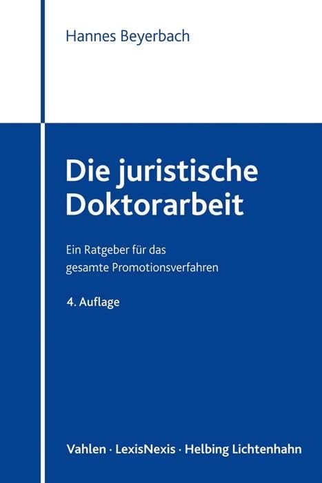 Die juristische Doktorarbeit Law