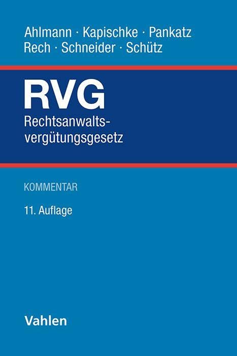 Rechtsanwaltsvergütungsgesetz Law