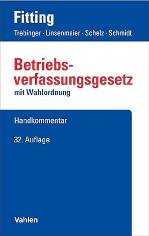 Betriebsverfassungsgesetz. BetrVG Law
