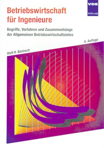 Betriebswirtschaft für Ingenieure Books