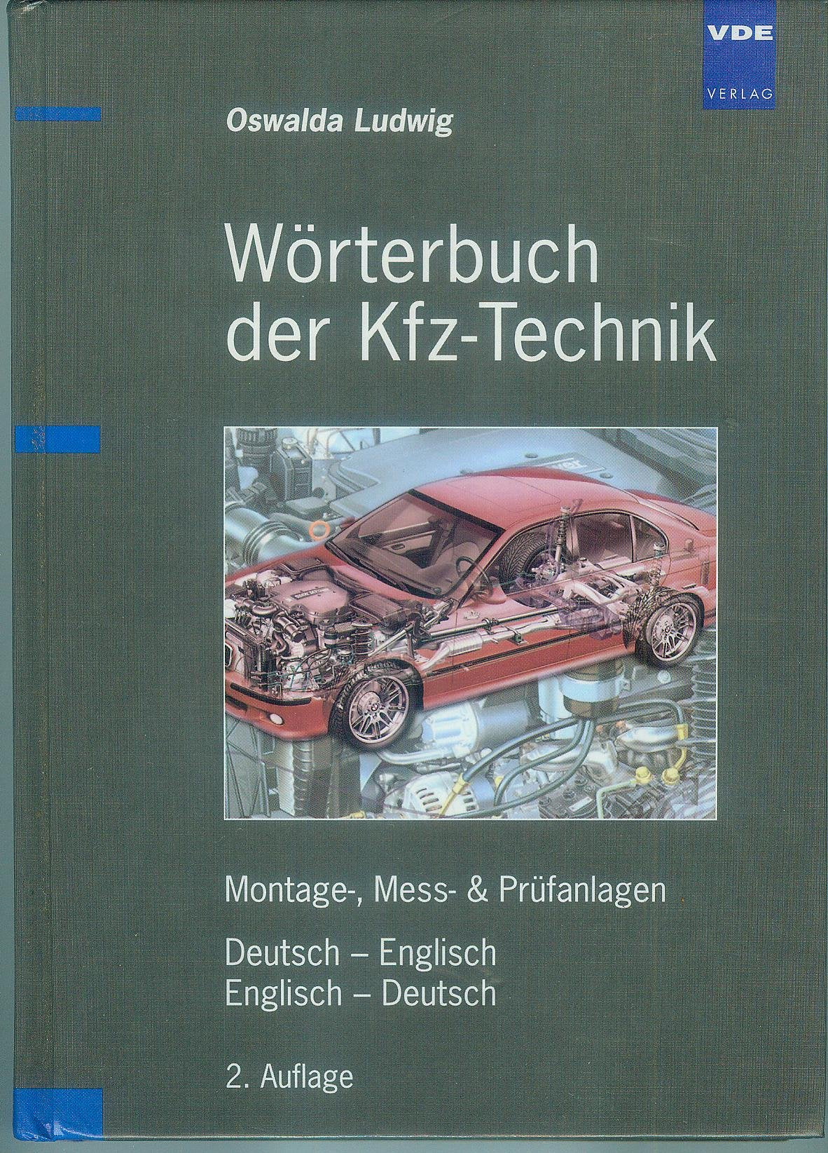 Wörterbuch der Kfz-Technik: Montage-, Mess- & Prüfanlagen Business & Technology