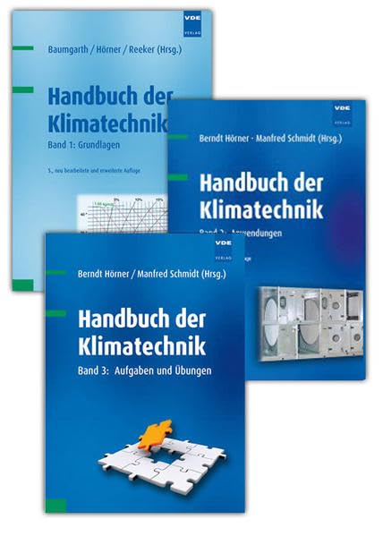 Handbuch der Klimatechnik - Set: Band 1: Grundlagen - Band 2: Anwendungen - Band 3: Aufgaben und Lösungen Business & Technology