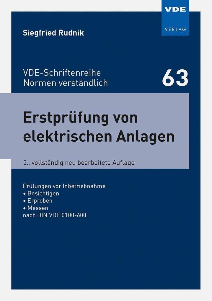 Erstprüfung von elektrischen Anlagen Business & Technology