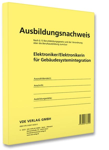 Ausbildungsnachweis Elektroniker/Elektronikerin für Gebäudesystemintegration Study Guides