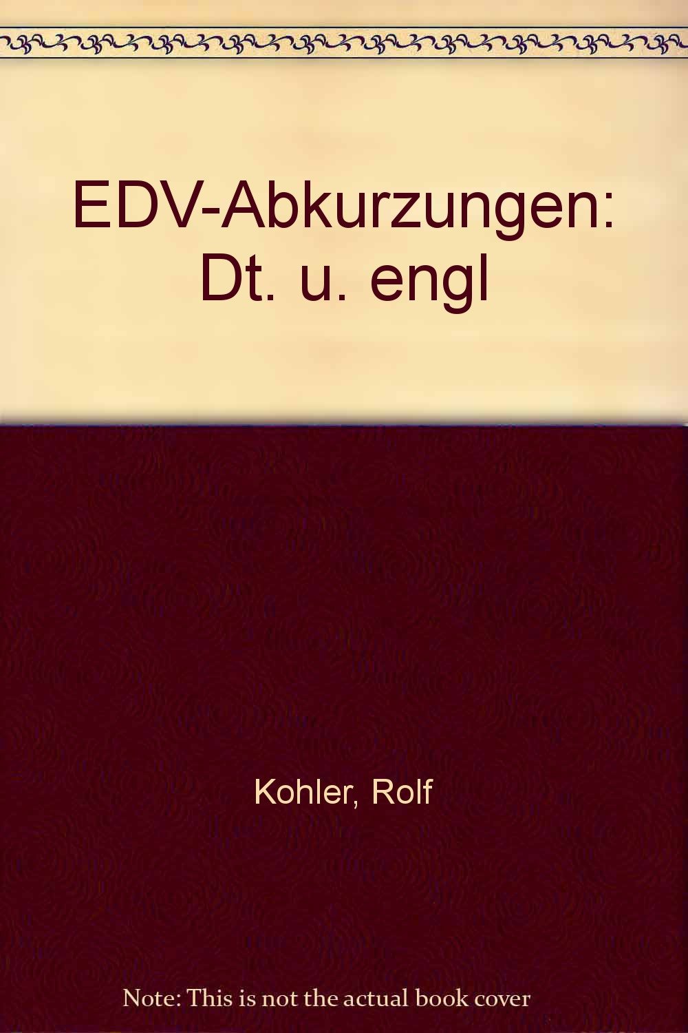 EDV-Abkürzungen Books