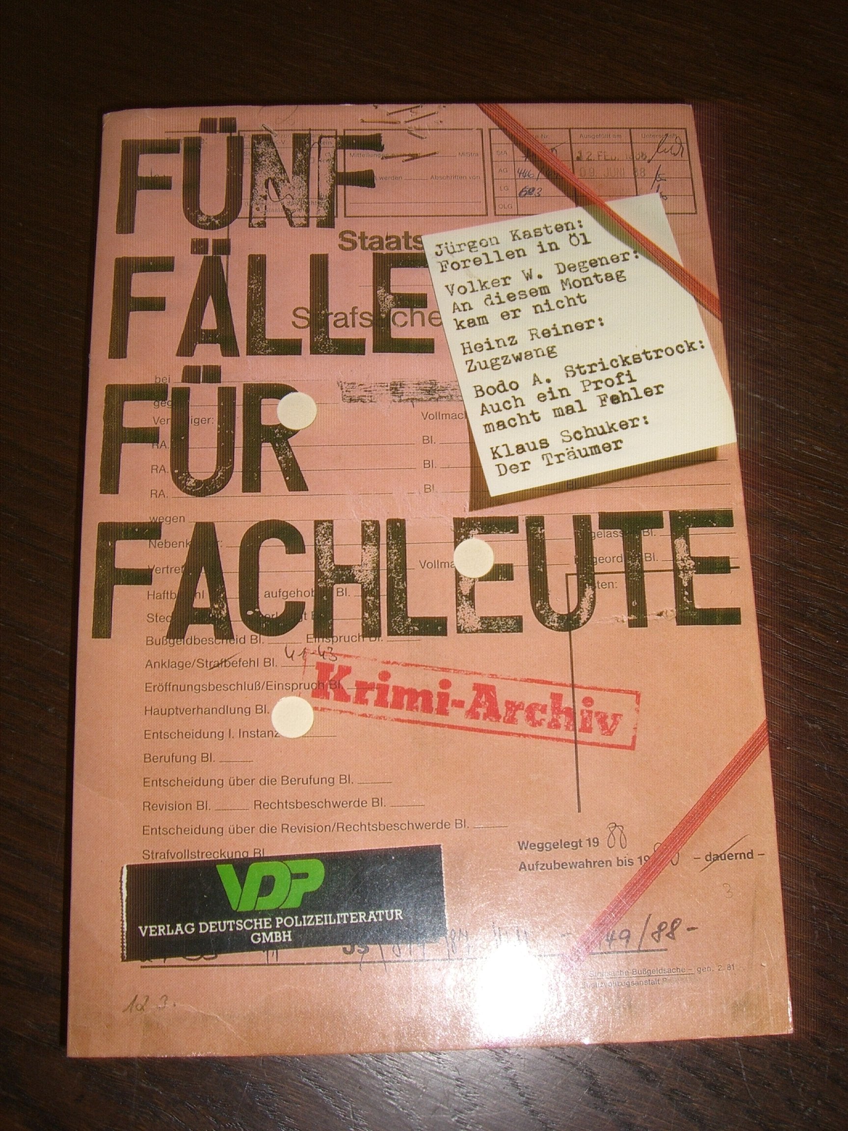 Fünf Fälle für Fachleute Books