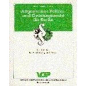 Allgemeines Polizei- und Ordnungsrecht für Berlin. book