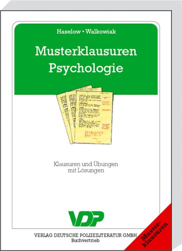 Musterklausuren Psychologie. book