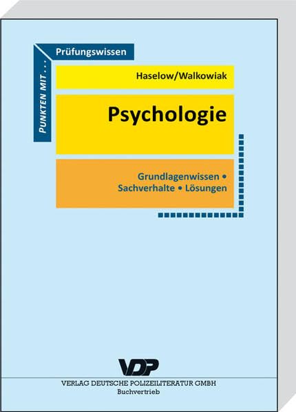 Prüfungswissen Psychologie: Grundlagenwissen, Sachverhalte, Lösungen (VDP-Fachbuch) Film, Art & Culture