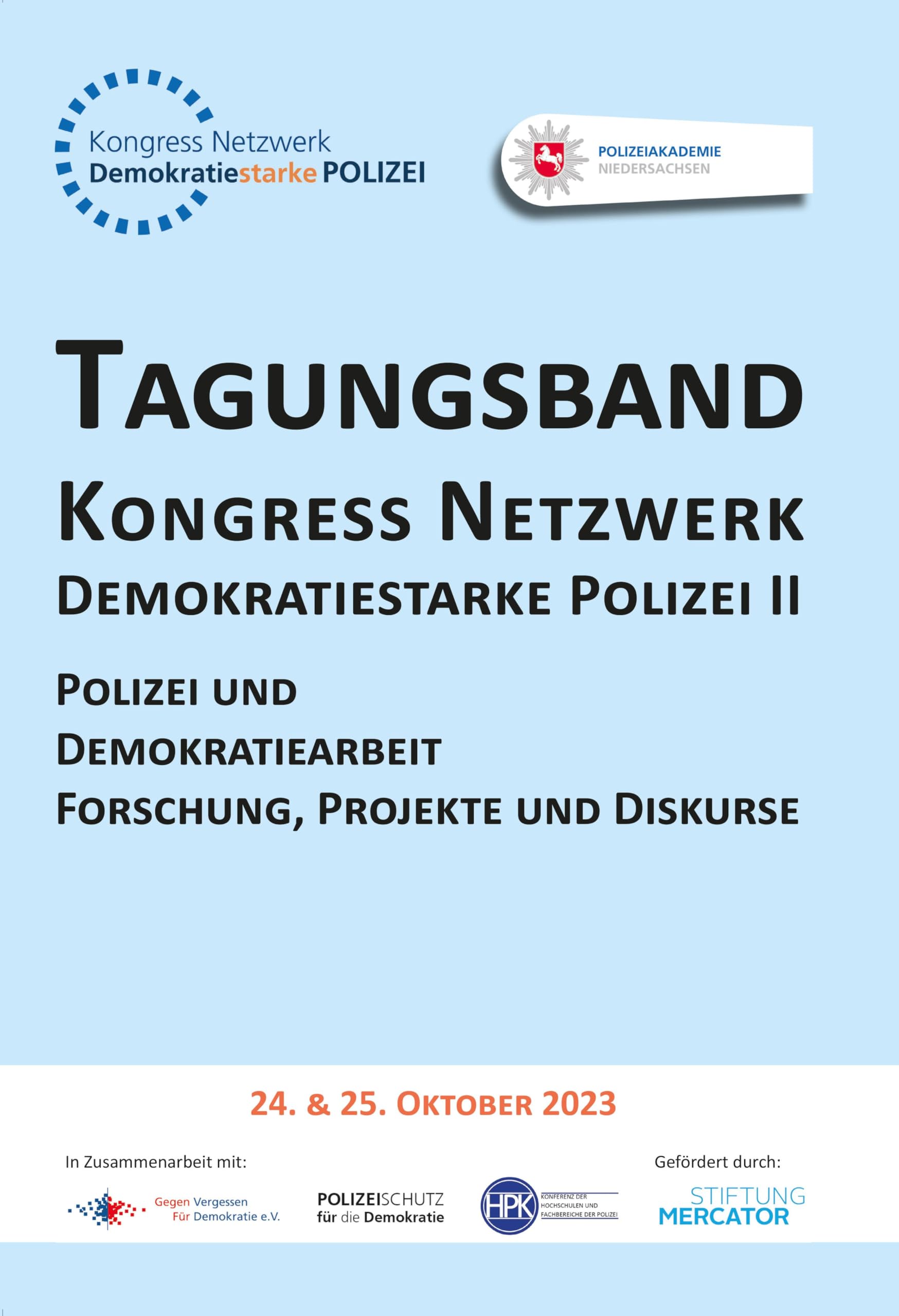 Tagungsband Kongress Netzwerk Demokratiestarke Polizei II: Polizei und Demokratiearbeit Law