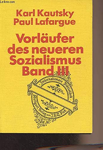 Vorläufer des neueren Sozialismus (Internationale Bibliothek) Religion & Esotericism