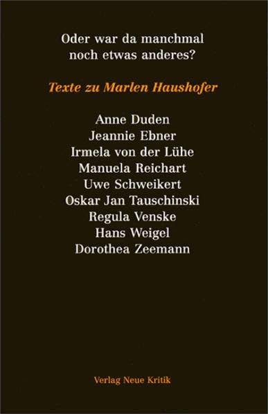 Oder war da manchmal noch etwas anderes? Contemporary literature Books