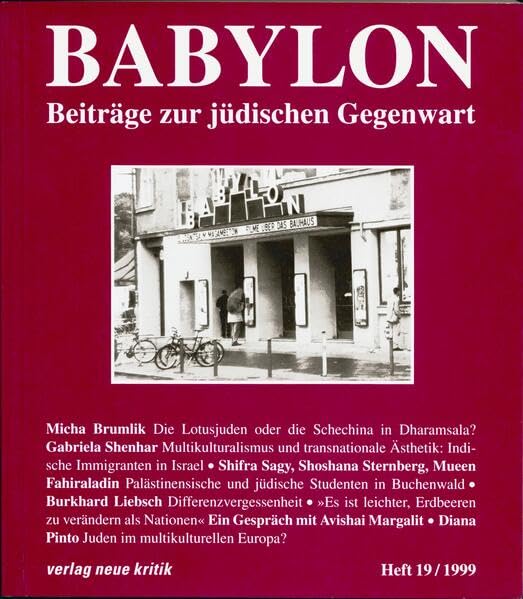 Babylon, Beiträge zur jüdischen Gegenwart, Heft 19 Religion & Esotericism