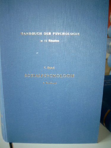 Handbuch der Psychologie / Handbuch der Psychologie: Forschungsbereiche Psychology