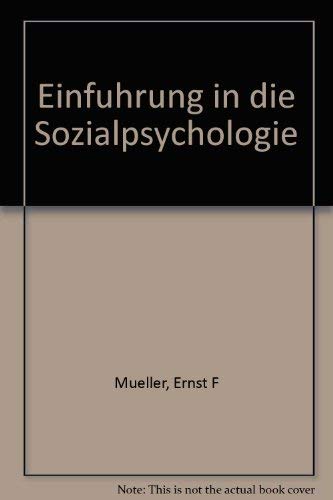 Einführung in die Sozialpsychologie. Psychology