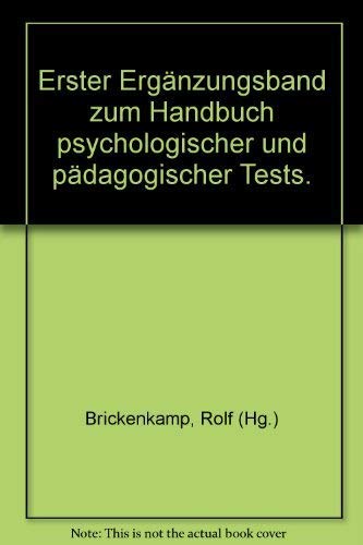 Handbuch psychologischer und pädagogischer Tests Psychology