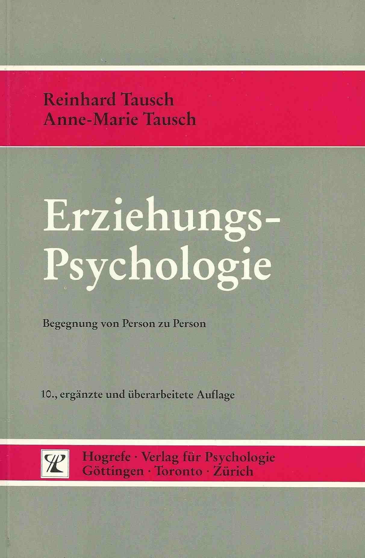 Erziehungspsychologie: Begegnungen von Person zu Person Psychology