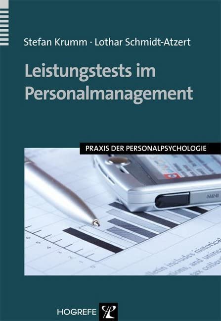 Leistungstests im Personalmanagement Business, Finance & Career