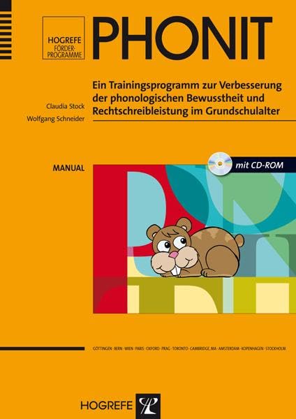 PHONIT: Ein Trainingsprogramm zur Verbesserung der phonologischen Bewusstheit und Rechtschreibleistung im Grundschulalter (Hogrefe Förderprogramme) Medicine