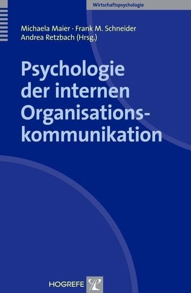 Psychologie der internen Organisationskommunikation book