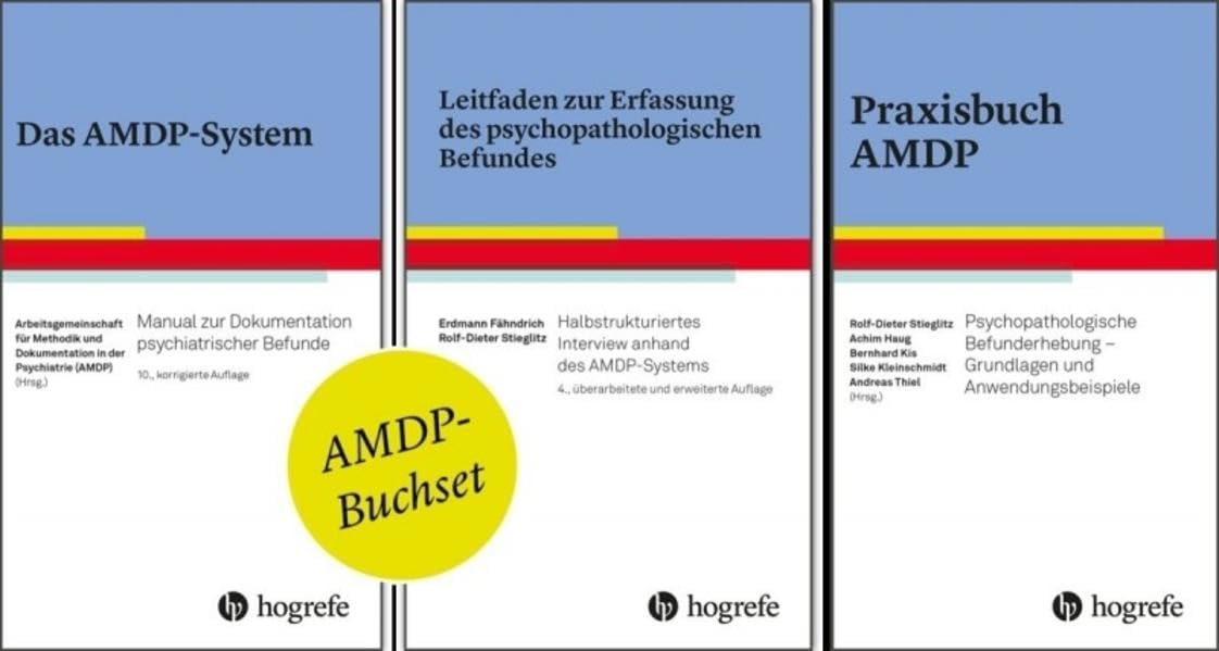 AMDP-Buchset: Das AMPD-System; Leitfaden zur Erfassung des psychopathologischen Befundes; Praxisbuch AMDP Medicine
