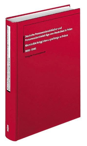 Deutsche Personenstandsbücher und Personenstandseinträge von book