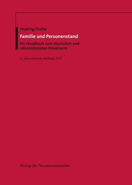 Familie und Personenstand book