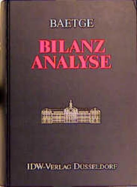 Bilanzanalyse: Ausgabe Leinen Gebunden Business, Finance & Career