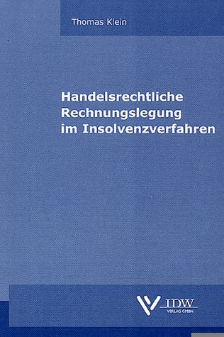 Handelsrechtliche Rechnungslegung im Insolvenzverfahren. book