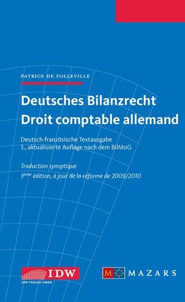 Deutsches Bilanzrecht - Droit comptable allemand Law