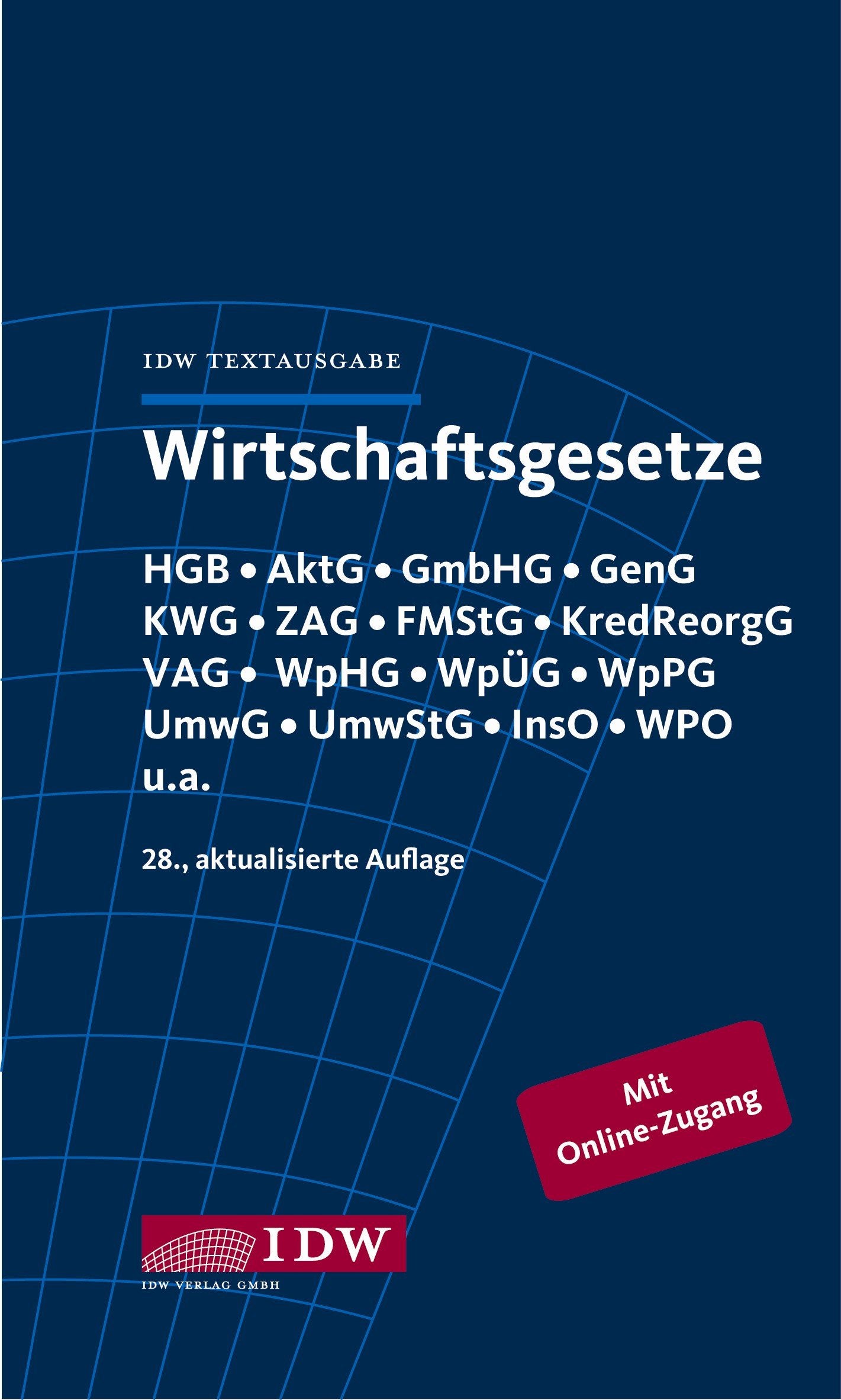 Wirtschaftsgesetze: IDW Textausgabe Law
