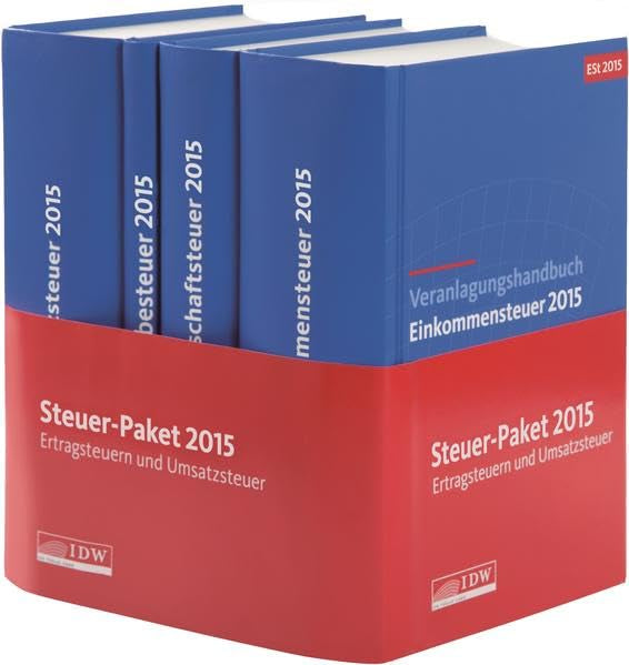 Steuer-Paket 2015: Ertragsteuern und Umsatzsteuer. 4 Bände book