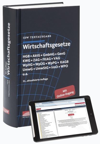 Wirtschaftsgesetze: IDW Textausgabe Law
