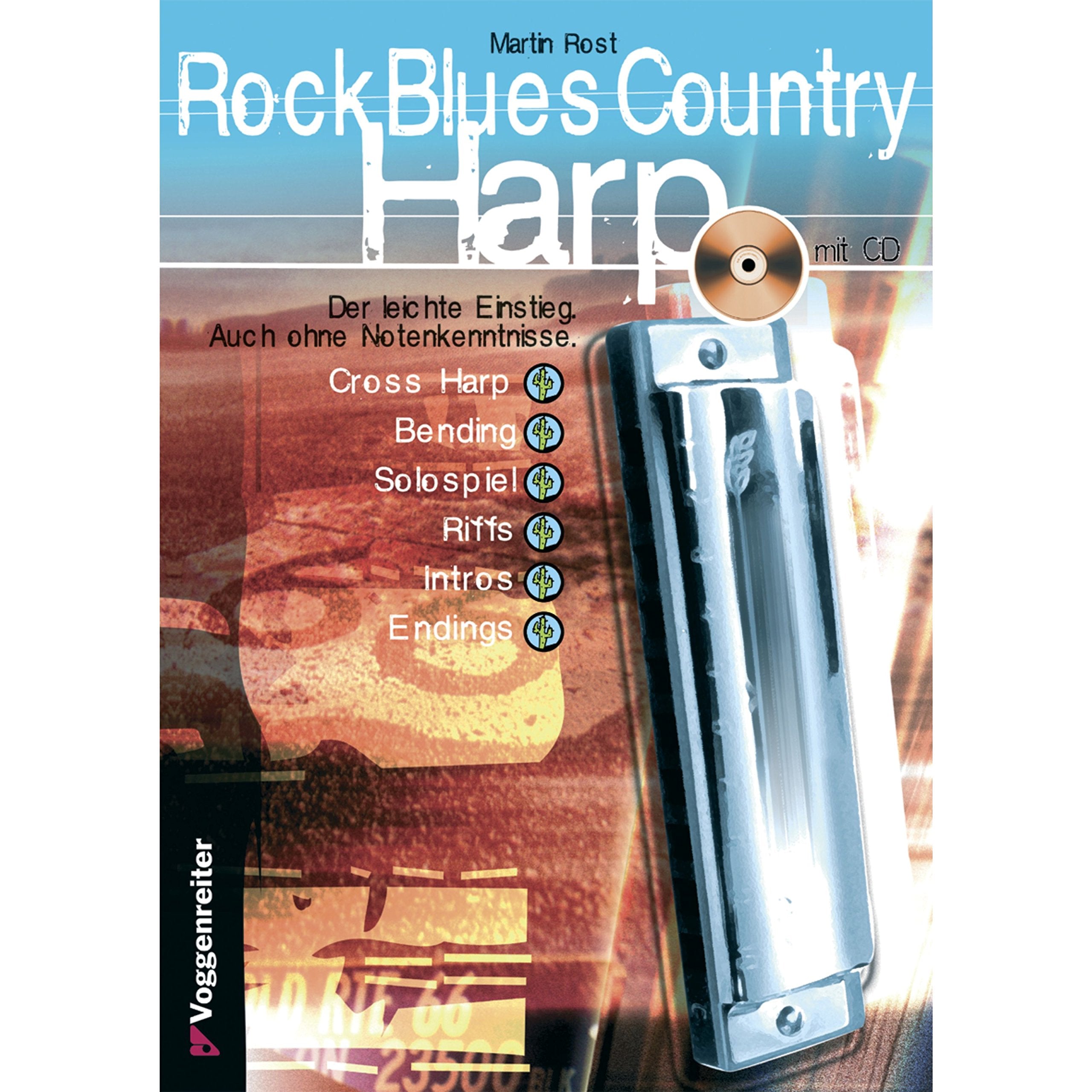 Rock Blues Country Harp book