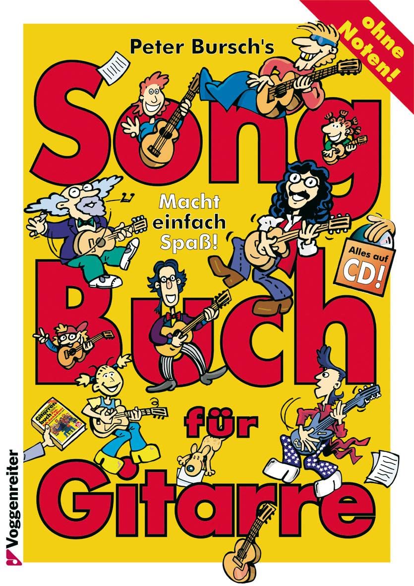 Peter Burschs Songbuch für Gitarre. Ohne Noten book