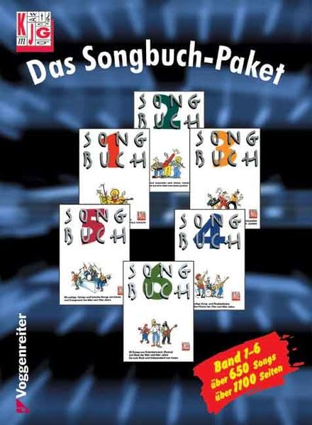 KJG Songbuch: Liederbuch mit Texten, Noten, Gitarren- und Keyboardbegleitung / Über 650 Songs: Band 1-6 des 'Songbuch' m. über 650 Songs. Mit Tipps zur Gitarrenbegleitung. Arts & Music
