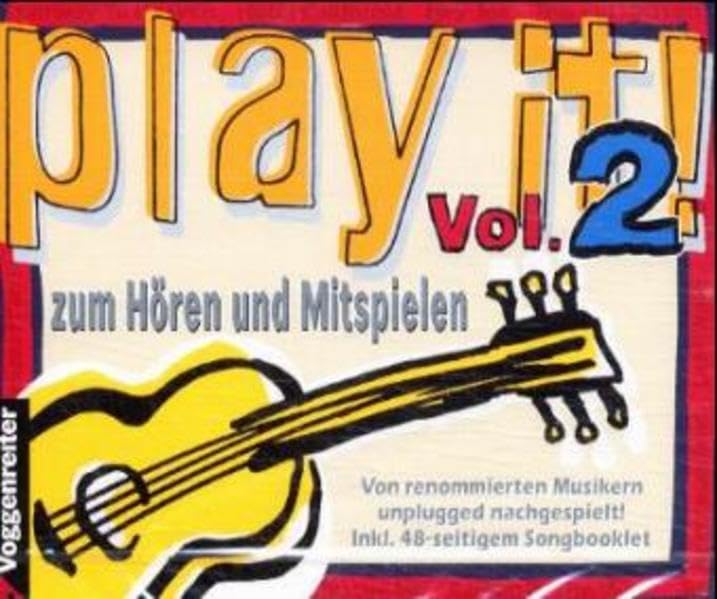 Play it! Hits und Party-Klassiker, Audio-CDs m. Songbooklets, Vol.2, 2 Audio-CDs m. Songbooklet Sheet Music
