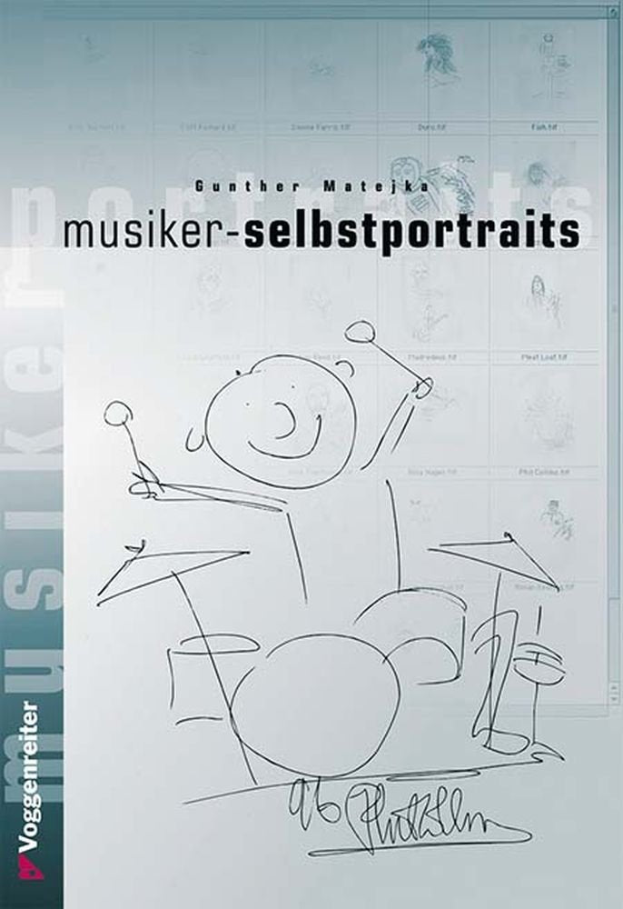 Musiker- Selbstportraits: Prominente Musiker zeichnen sich selbst! Posters