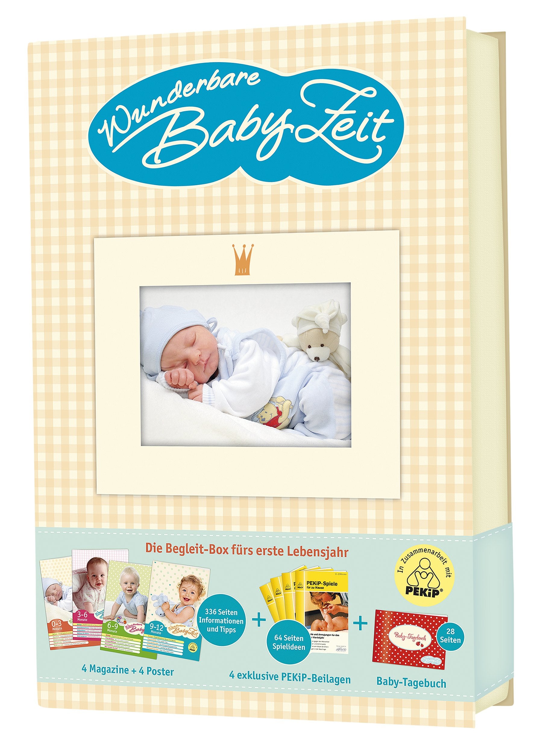 Wunderbare Babyzeit: Die Begleit-Box fürs erste Lebensjahr: Die Begleit-Box fürs erste Lebensjahr. In Zusammenarbeit mit PEKiP. Inhalt: 4 Magazine + 4 Poster, 4 PEKiP-Beilagen, Babytagebuch Parents & Children
