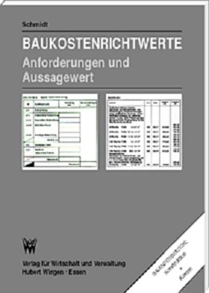 Baukostenrichtwerte: Anforderungen und Aussagewert Architecture