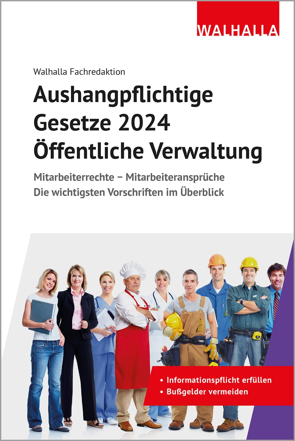 Aushangpflichtige Gesetze 2024 Öffentliche Verwaltung: Mitarbeiterrechte - Mitarbeiteransprüche; Die wichtigsten Vorschriften im Überblick; Mit Kordel zum Aushängen book