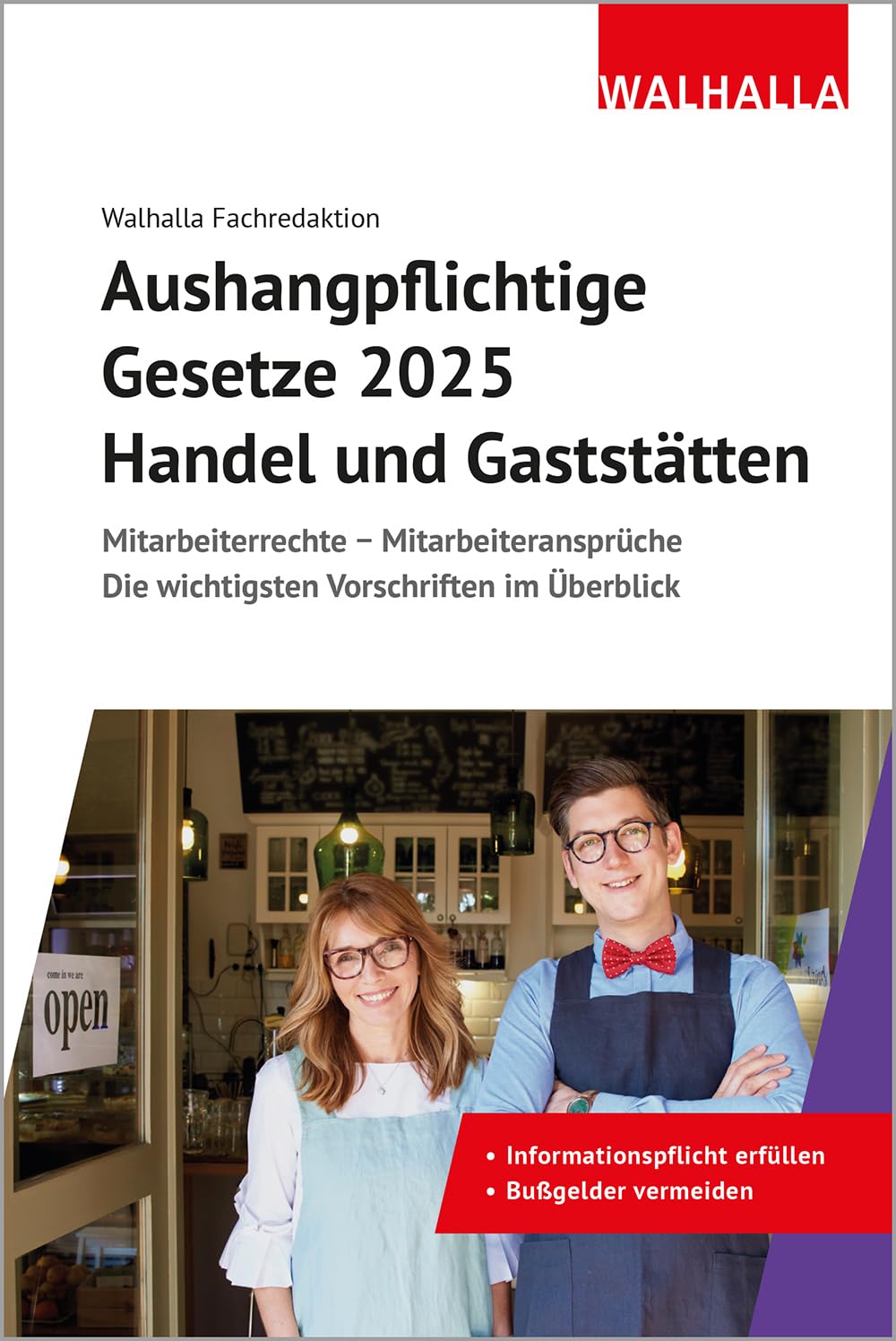 Aushangpflichtige Gesetze 2025 Handel und Gaststätten Law