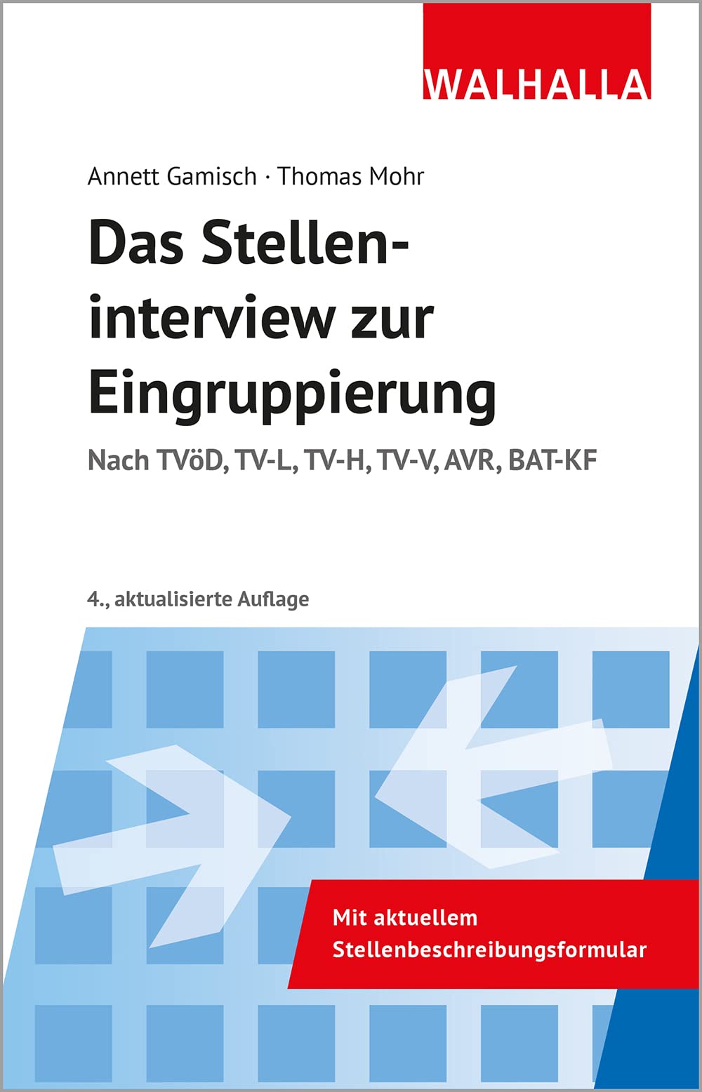 Das Stelleninterview zur Eingruppierung: Nach TVöD, TV-L, TV-H, TV-V, AVR, BAT-KF Law