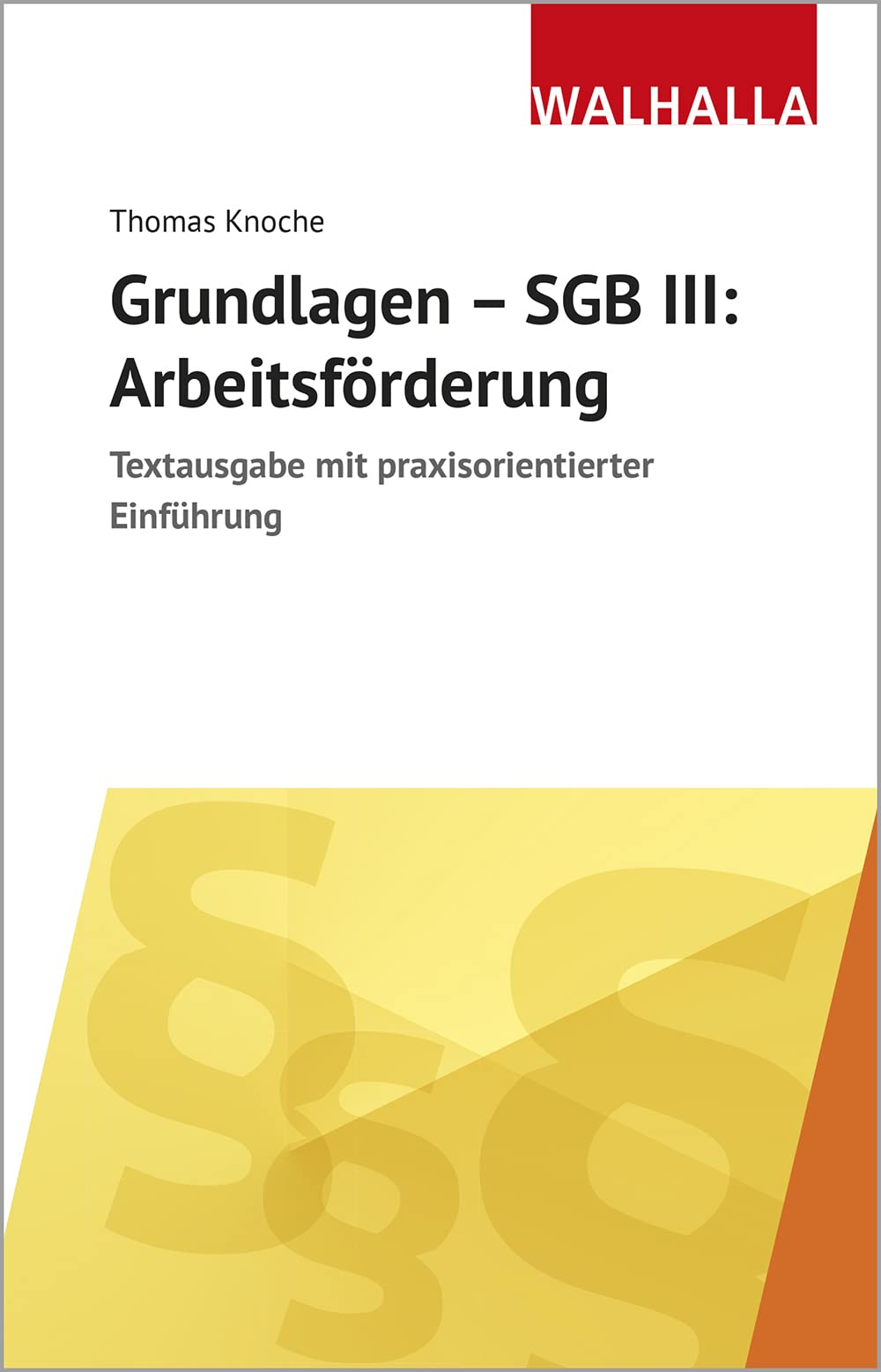 Grundlagen - SGB III: Arbeitsförderung: Textausgabe mit praxisorientierter Einführung Law