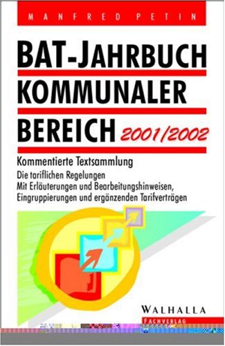 BAT-Jahrbuch 2001/2002, Kommunaler Bereich Books