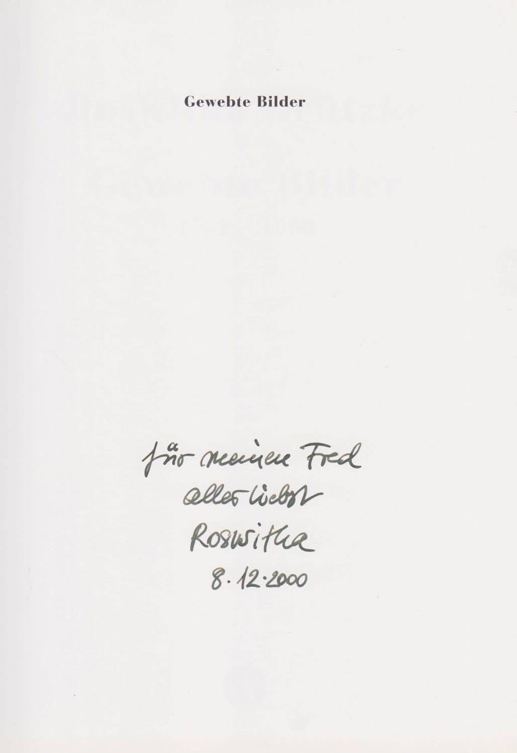 Roswitha Grützke - Gewebte Bilder: 1982-1999 Film, Art & Culture