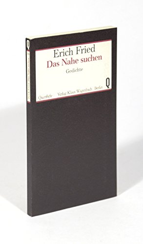 Das Nahe suchen. Gedichte. Books