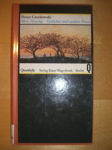 Mein Venedig. Gedichte und andere Prosa Books
