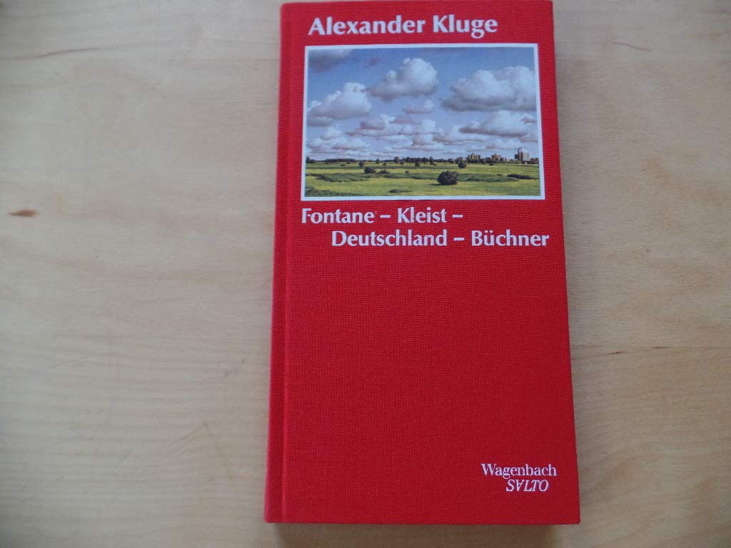 Fontane-Kleist-Deutschland-Büchner. Zur Grammatik der Zeit (Salto) Essays & Short Stories